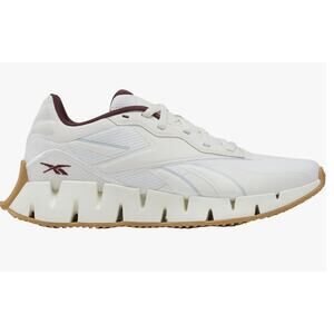 Reebok Women's Zig Dynamica 4 Shoes, Chalk/Feel Good Blue/Stucco, 10